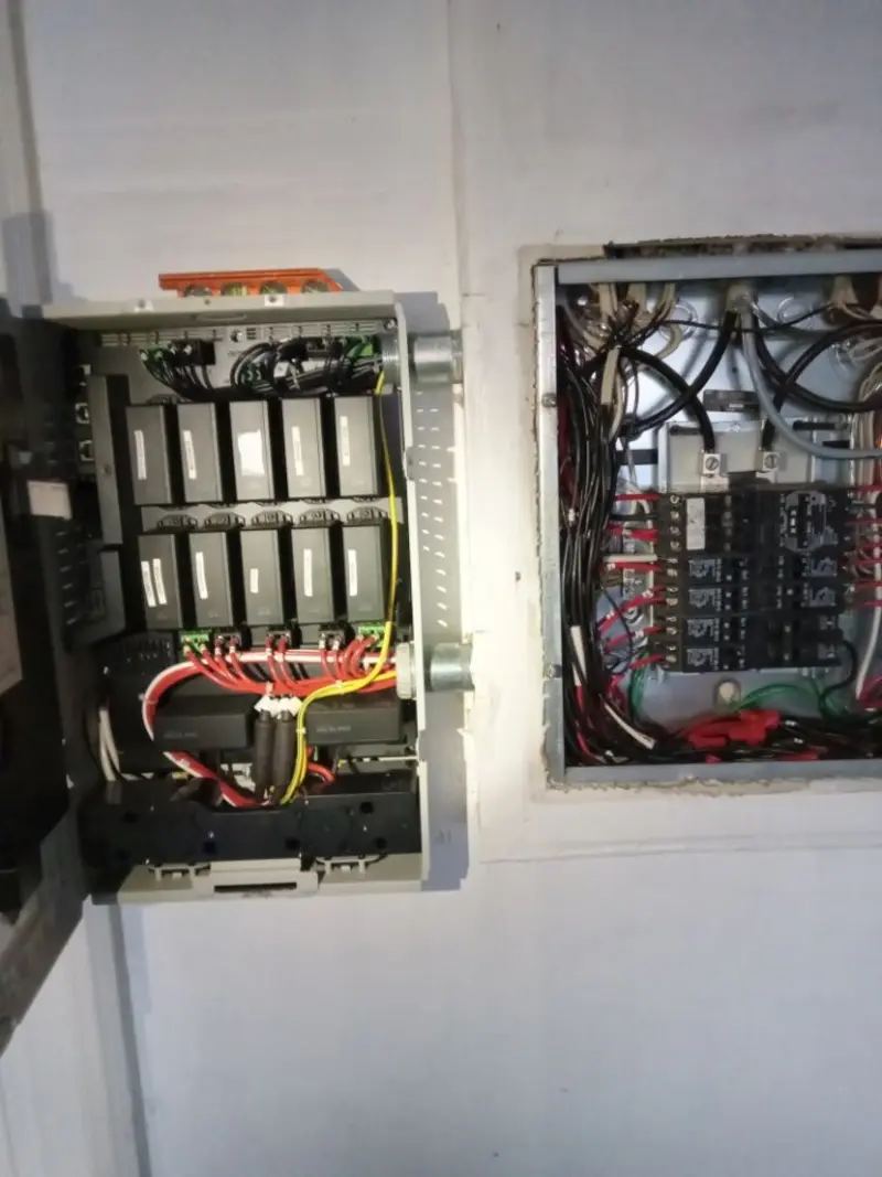 Electrical panel upgrade completed for Security Camera Wiring in Alum Rock